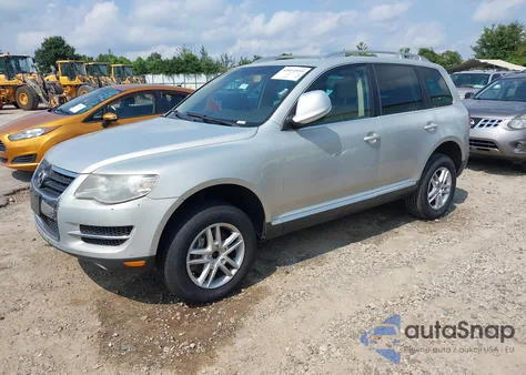 2008 Volkswagen Touareg 2 Vr6 Fsi из США, поврежденный, VIN WVGBE77L28D030412